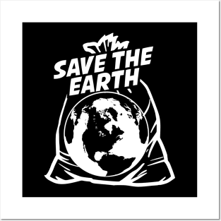 Picture Of Caring For The Earth Which Says Save The Earth Posters and Art